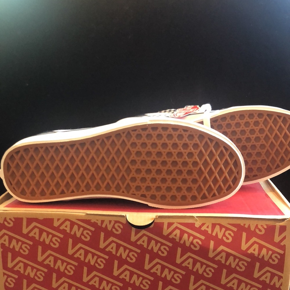 New w tags in box Vans Ward Hi Gingham Black Sk8-HI high tops 8 mini check - Picture 8 of 8
